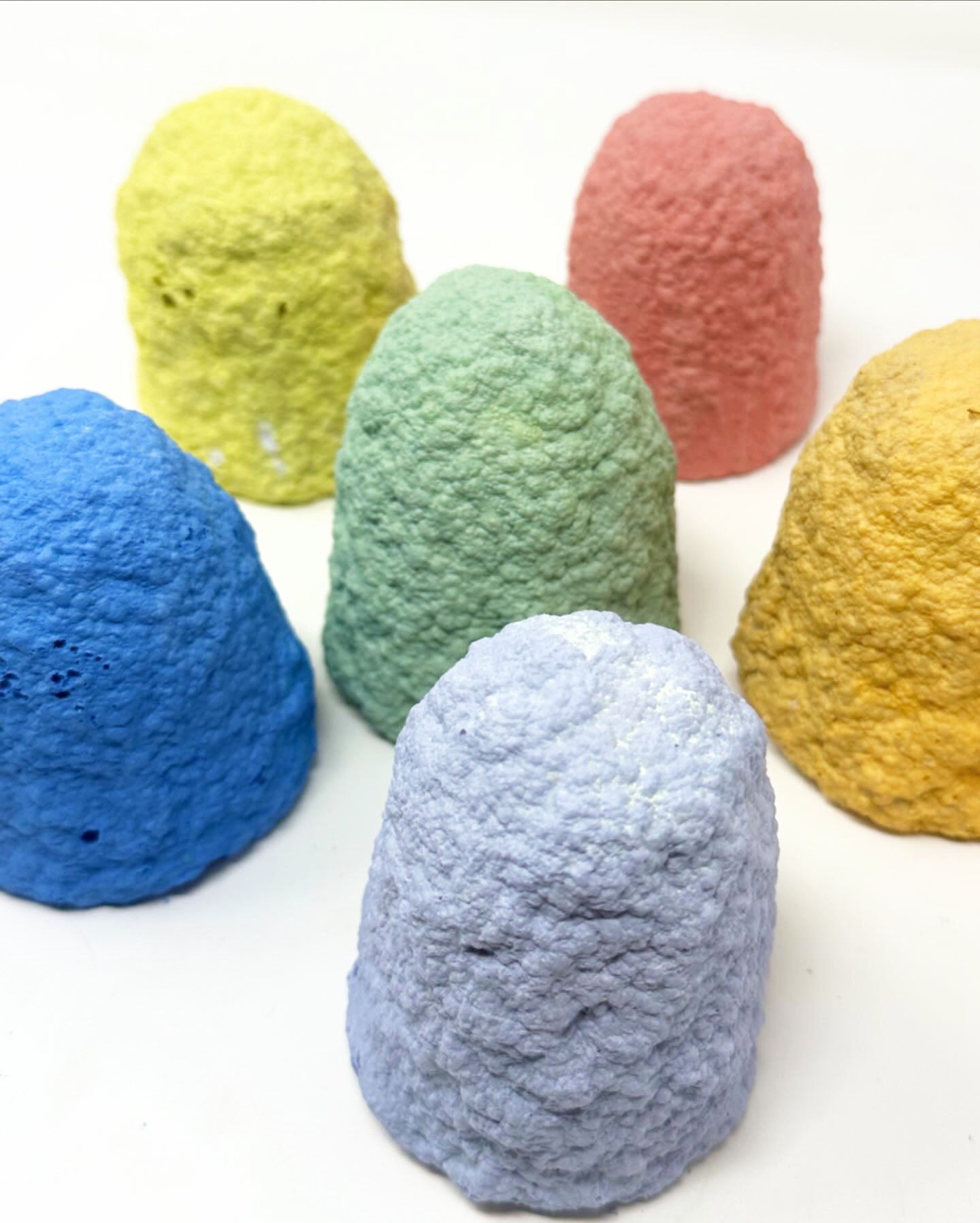 magic puff glaze test tiles all colors
