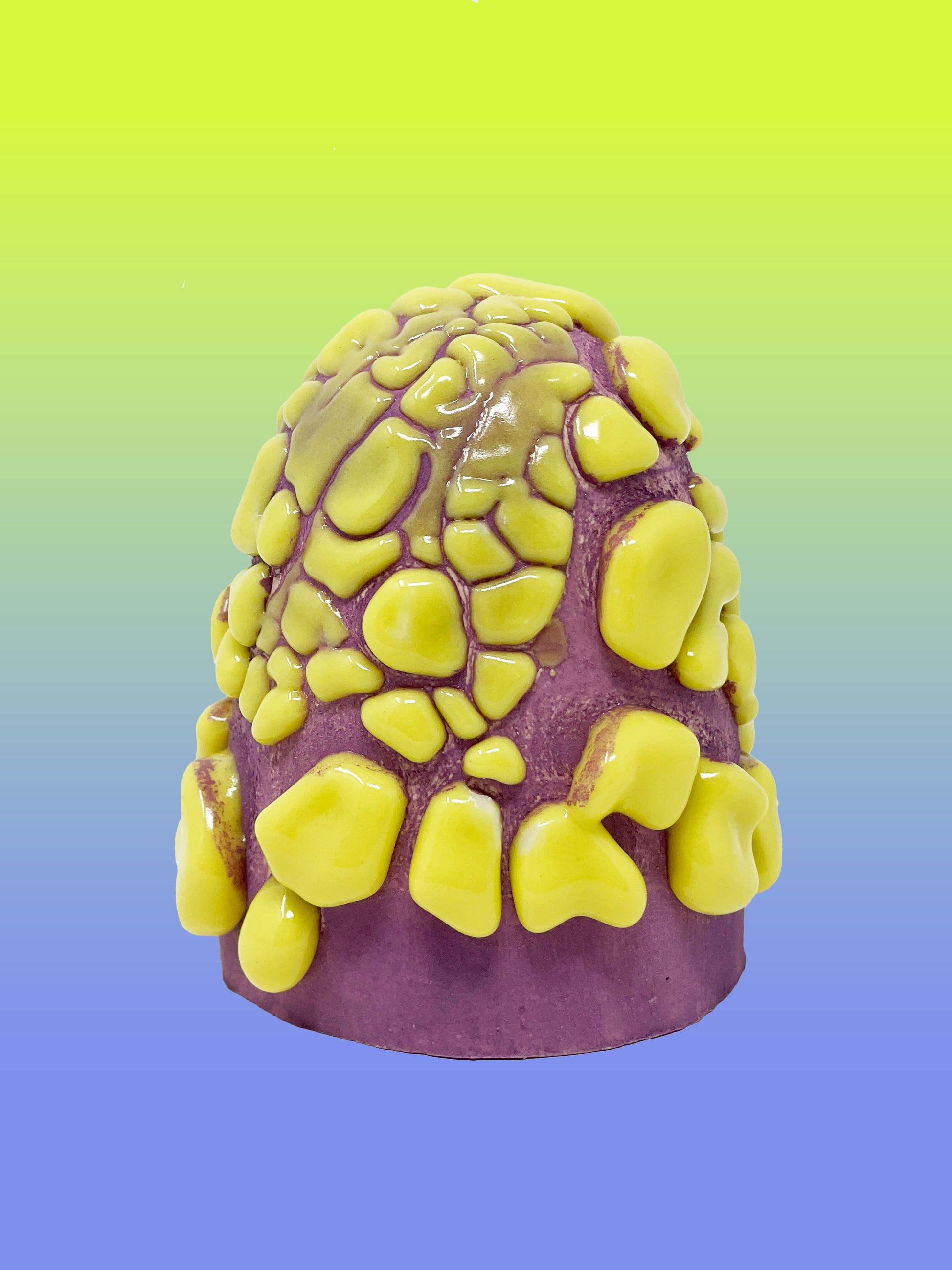 crawl pottery glaze gloop yellow wizard 